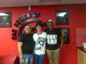 Kinetic (Right) on his 5fm debut. This is just the beginning